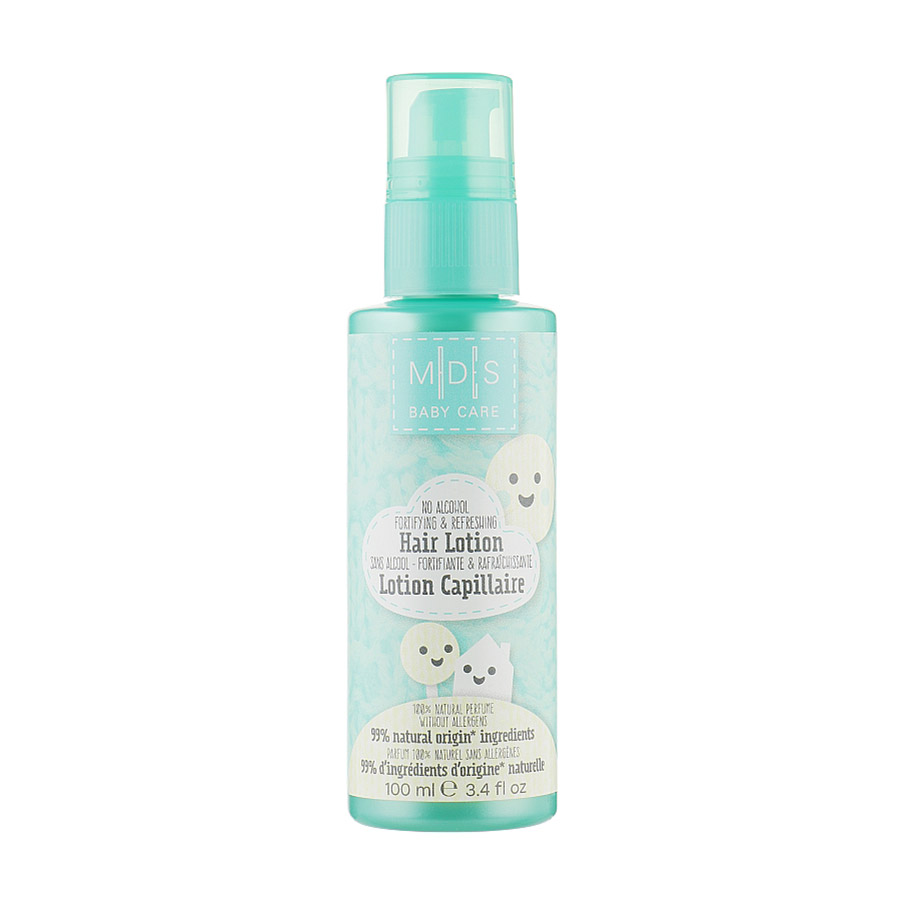 Дитячий органічний лосьйон для волосся Mades Cosmetics Baby Care Hair Lotion Rose Water And Oat Extract, 100 мл